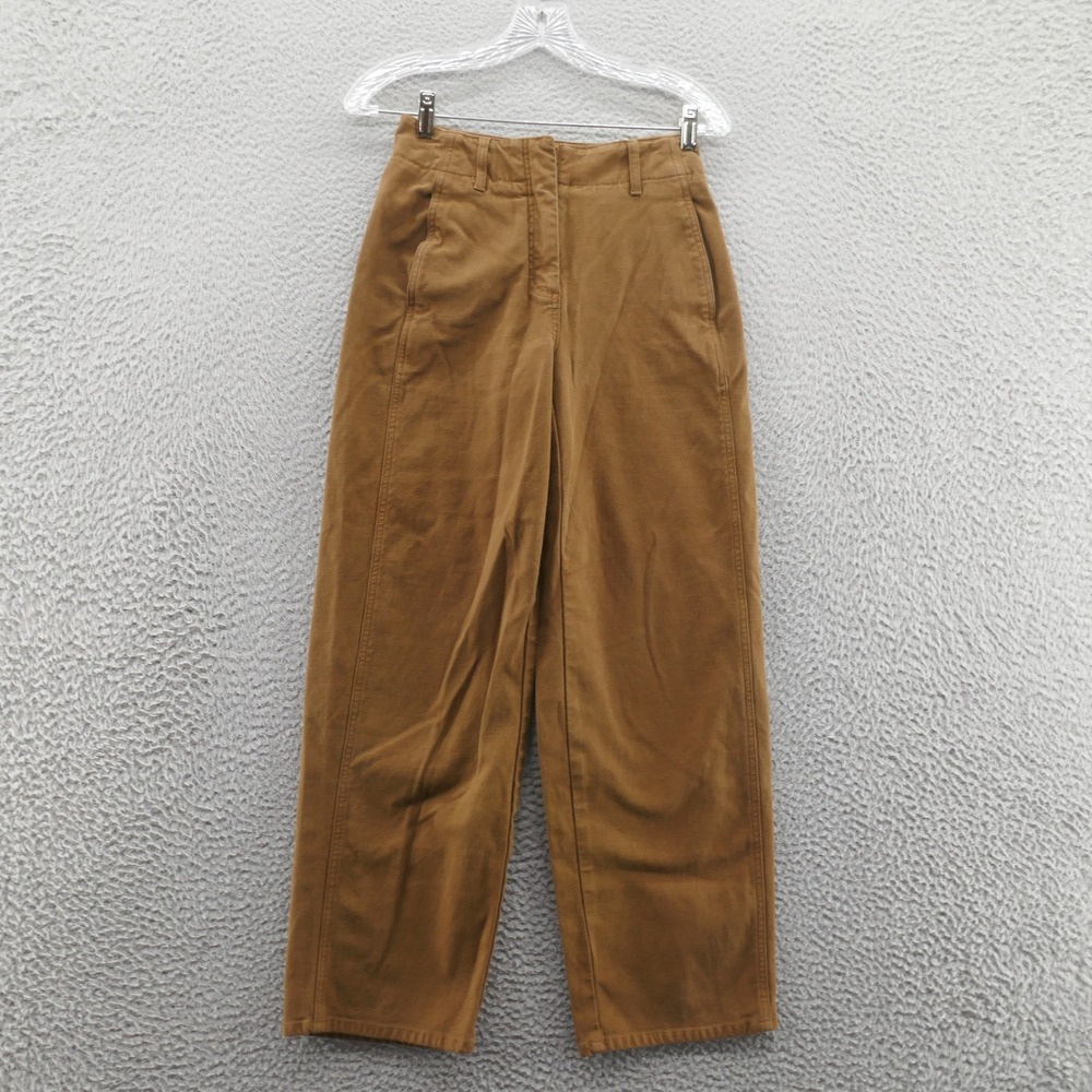 Wilfred Free Womens Ascendant High Waist Utility Pants 0 Brown Soft Stretch